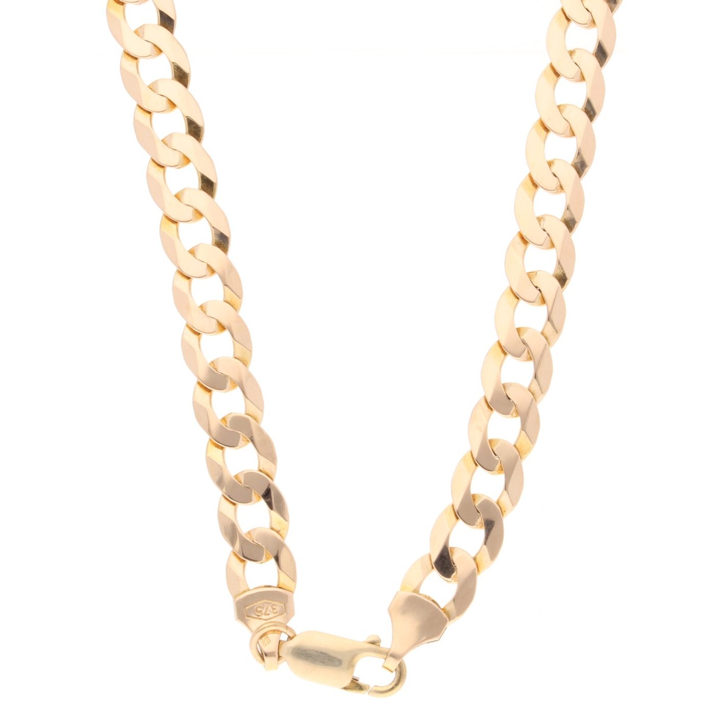16Carat Yellow Gold 20" Curb Chain/ Necklace (8mm Wide)