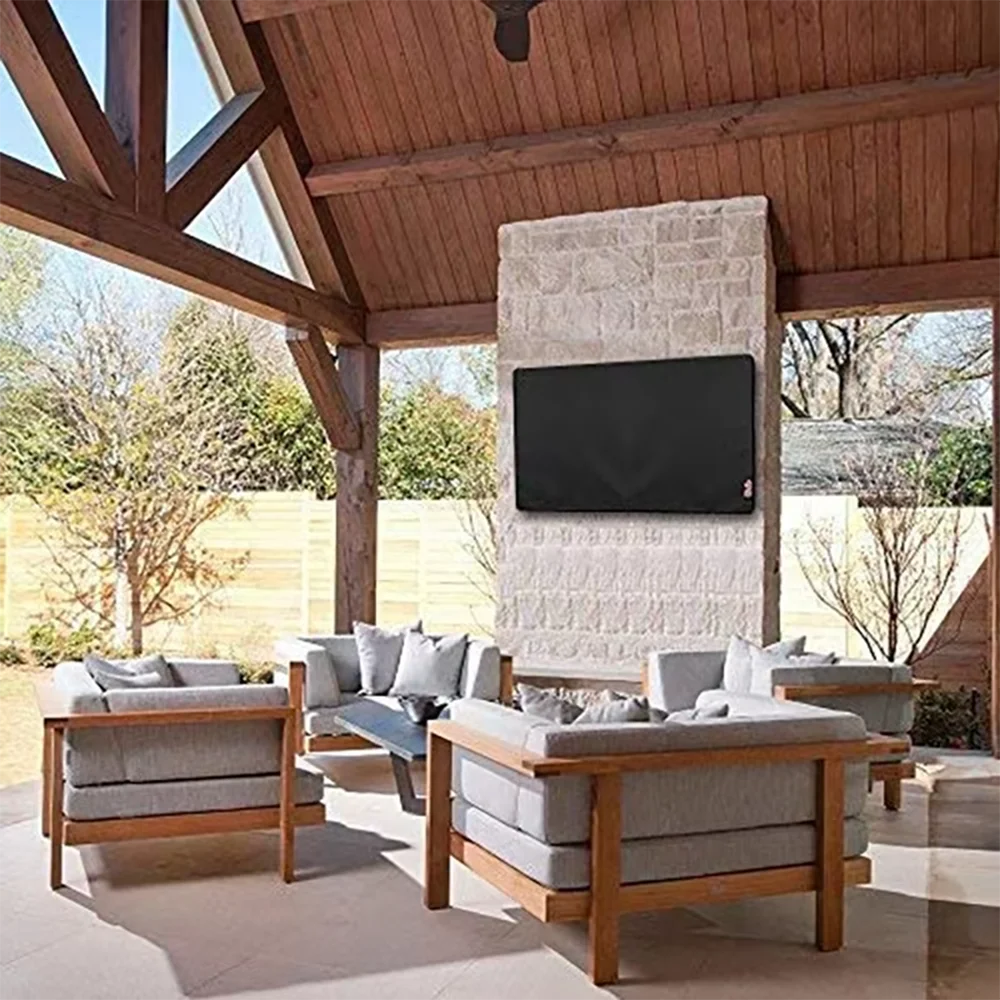 Outdoor TV Cover 22'' To 70'' Inch Weatherproof and Waterproof  TV Screen for Outside TV Enclosure Moving TV Display Protectors