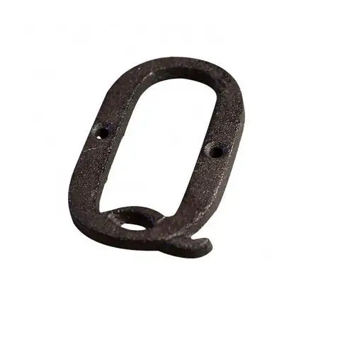 Retro Style Groceries Cast Iron Metal Creative DIY House Doorplate Letter Symbol