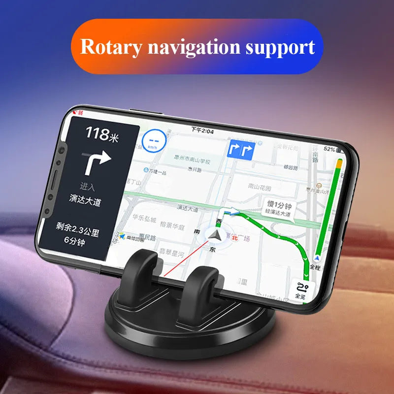 2022 New Design Universal Phone Stand Mount 360 Degrees Rotatable Car Dashboard Mobile Phone Holder
