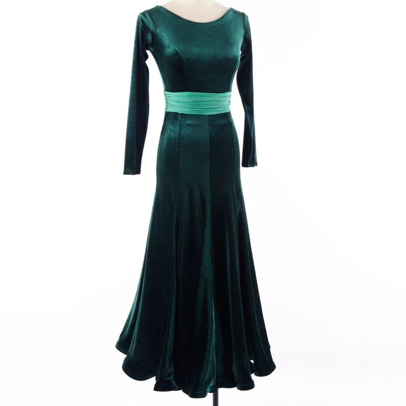 Standard Ballroom Dance Dresses Women Elegant Simple Waltz Dancing Costume Adult Ballroom Competition Dance Dress