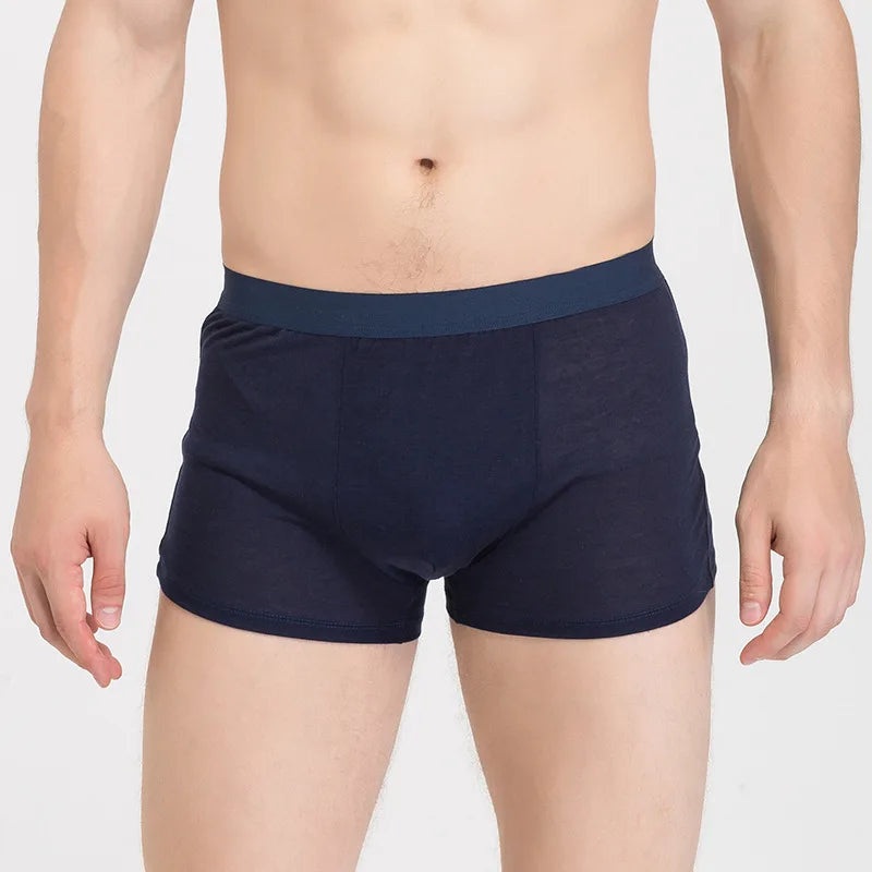 Silk boxers men's original big red loose sports boxers mulberry silk big breathable shorts 9068