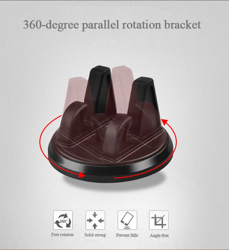 2022 New Design Universal Phone Stand Mount 360 Degrees Rotatable Car Dashboard Mobile Phone Holder