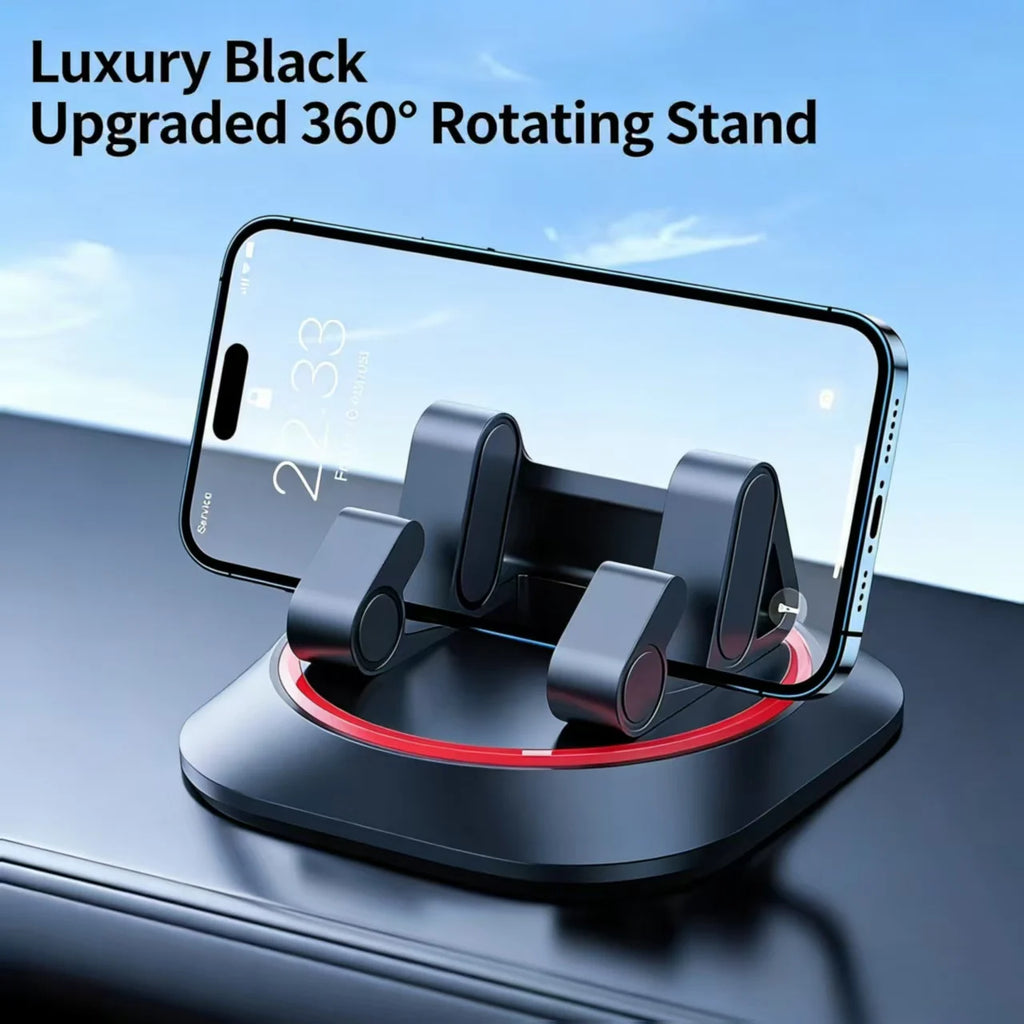 New Universal Car Aluminium Alloy Phone Holder Anti Slip Adhesive Pad Mobile Mount Stand Support GPS Dashboard Bracket