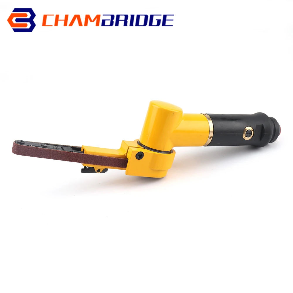 10mm x 330mm Pneumatic Sander Air Belt Sander Set Air Belt Grinder for Grinding Polishing Pneumatic Grinder Machine Tools