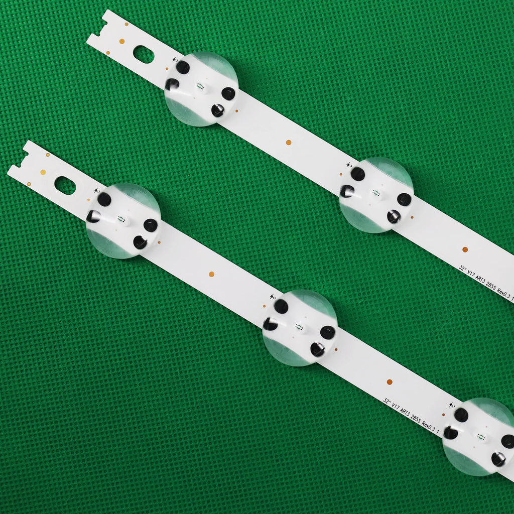 LED Strip 8leds for LG " TV 6916L-2855B 32 V17 V18 8LED 2855A Rev0.0 32LJ510U-ZA 32LJ510V HC320DXN-ABSL1-2143 LC320DXE(FK)(A2)