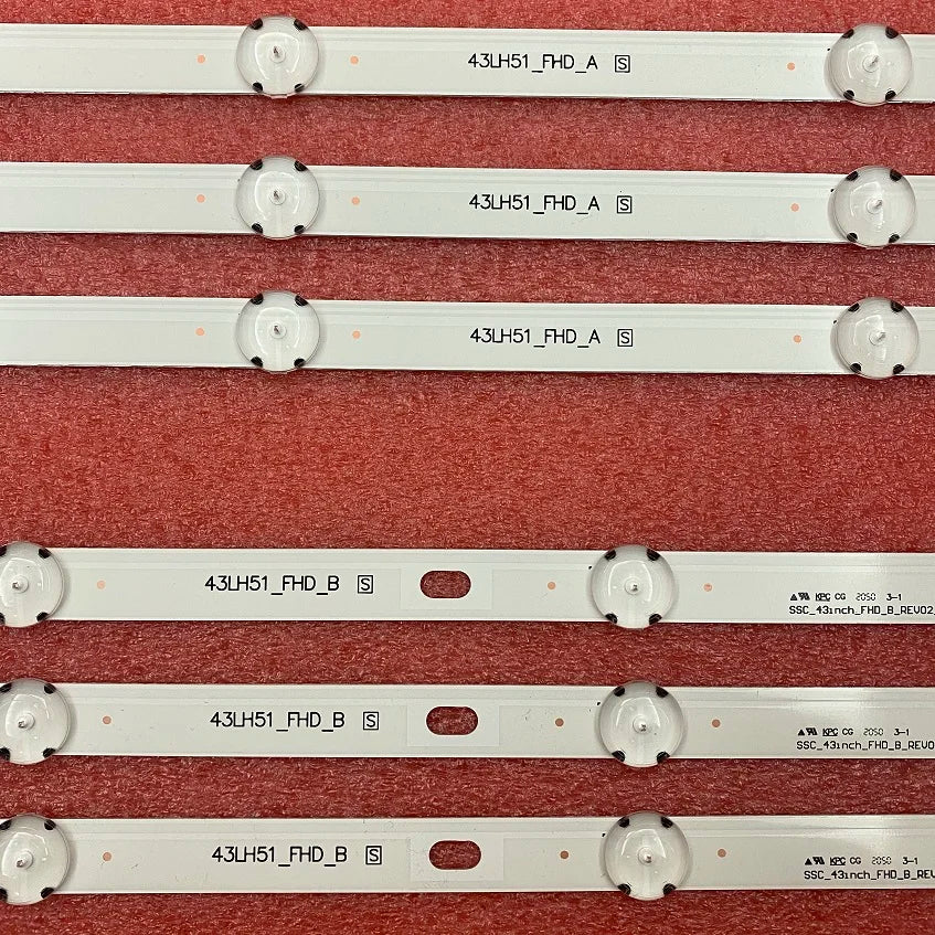 LED Backlight for TV 43LH513V 43LH590V 43LF510V 43LF5100 43LH5100 43LH5700 43LH570A 43LH520V 43LH513V 43LJ515V 43LH510V 43LH570V