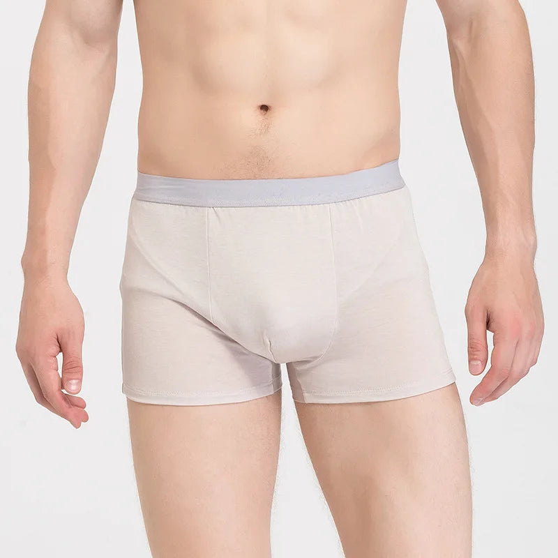 Silk boxers men's original big red loose sports boxers mulberry silk big breathable shorts 9068