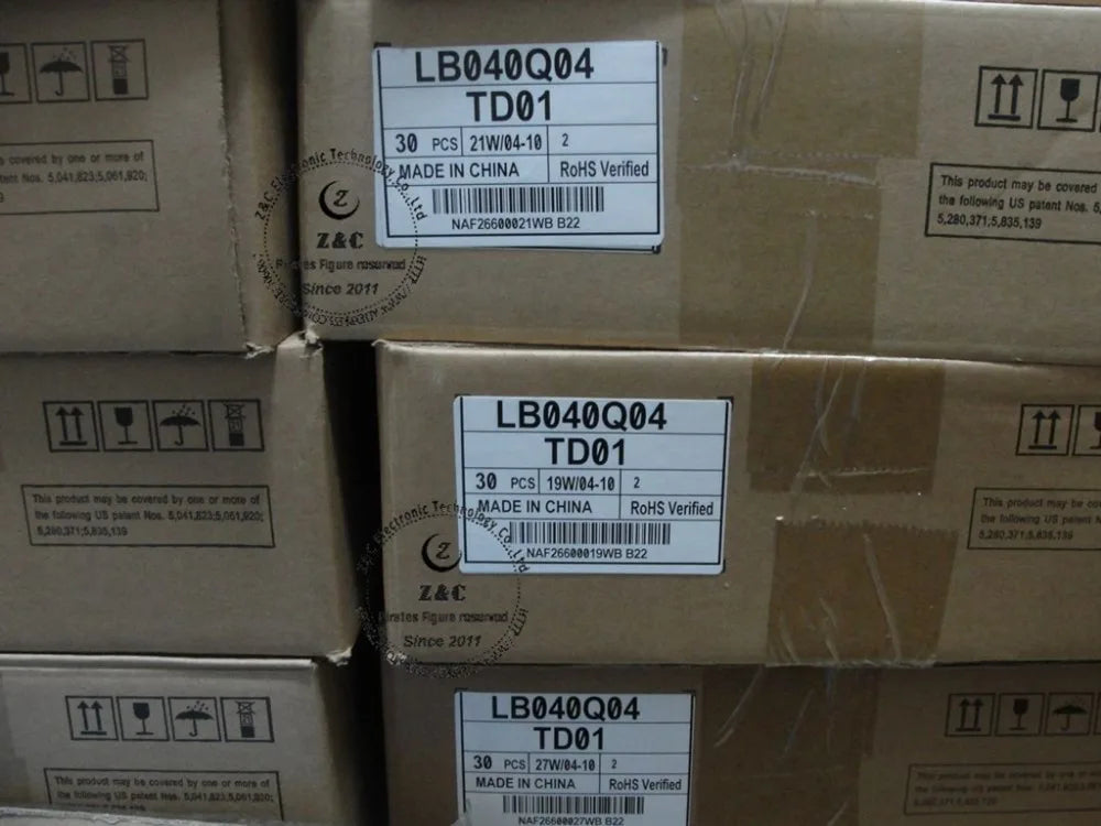 LB040Q04(TD)(01) / LB040Q04-TD01 / LB040Q04 Brand-New Original 4 inch 320*240 LCD Panel Display for Industrial Equipment for LG