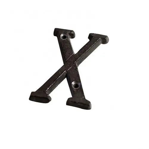 Retro Style Groceries Cast Iron Metal Creative DIY House Doorplate Letter Symbol