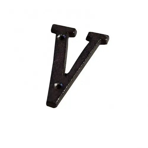 Retro Style Groceries Cast Iron Metal Creative DIY House Doorplate Letter Symbol