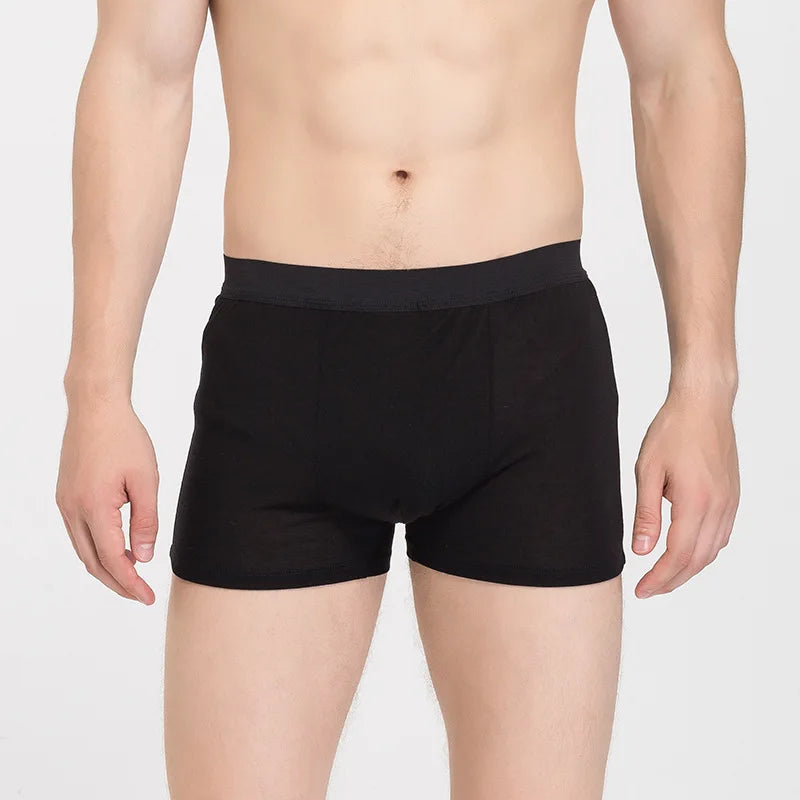 Silk boxers men's original big red loose sports boxers mulberry silk big breathable shorts 9068