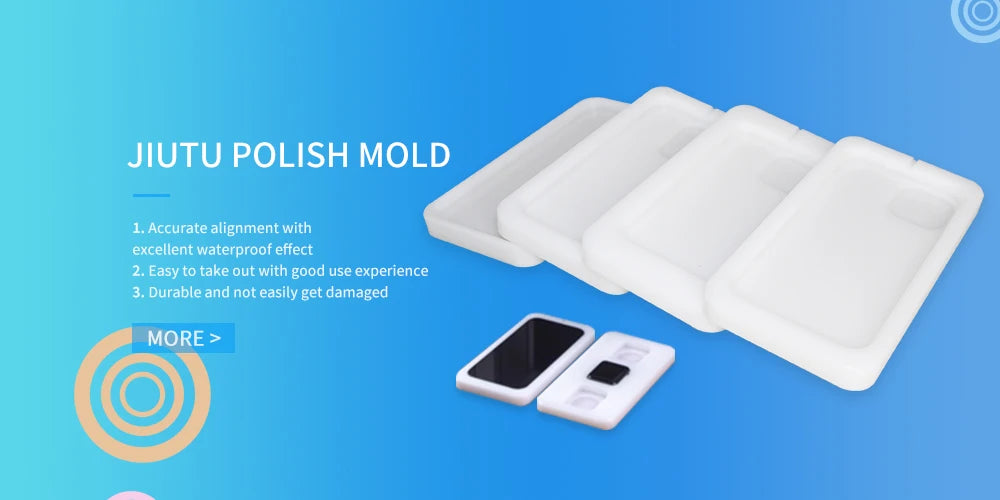 Glass Polishing Machine Polish Waterproof Mold For iWatch 7 41mm 45mm Refurbish