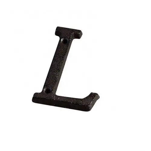 Retro Style Groceries Cast Iron Metal Creative DIY House Doorplate Letter Symbol