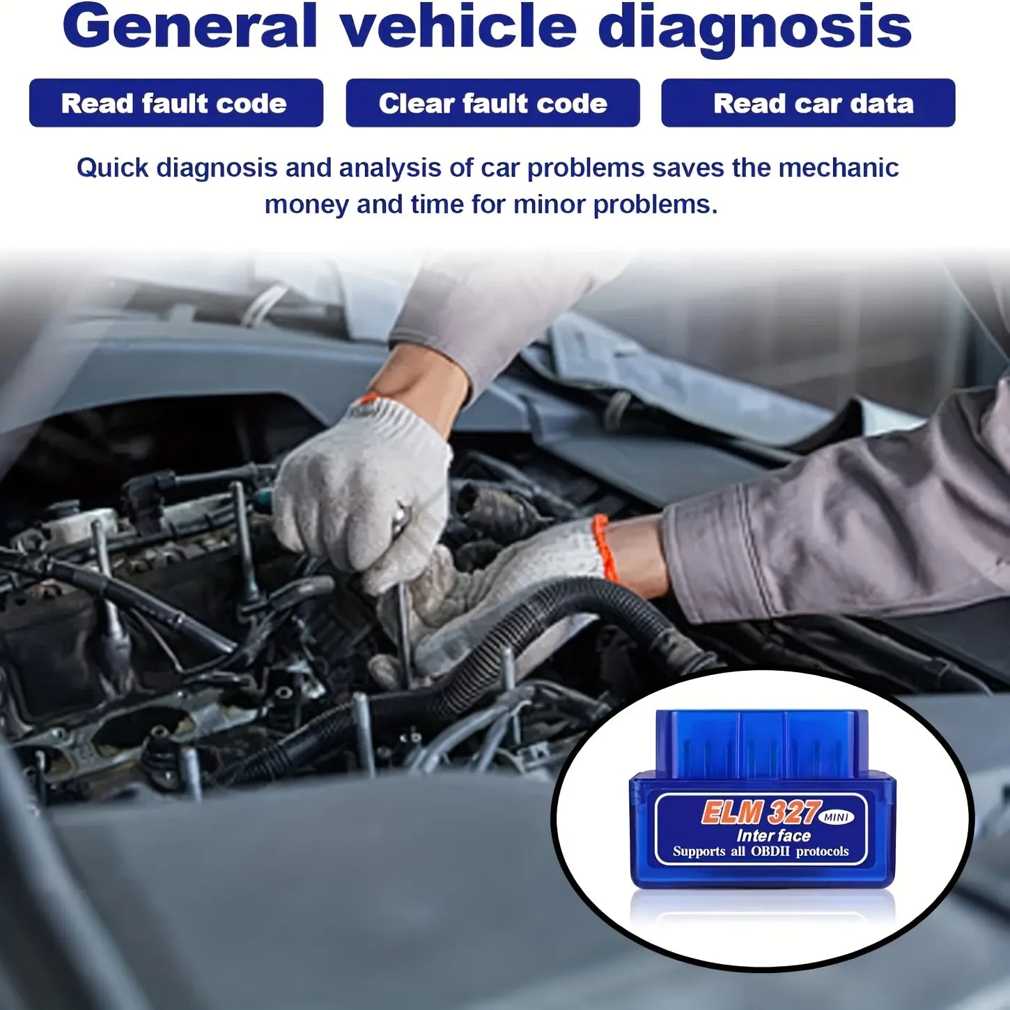Car Code Scanner, Compact Scanner, Portable Device, Durable, Precision Tool, Diagnostic Equipment, Vehicle Owner, Automotive Technician