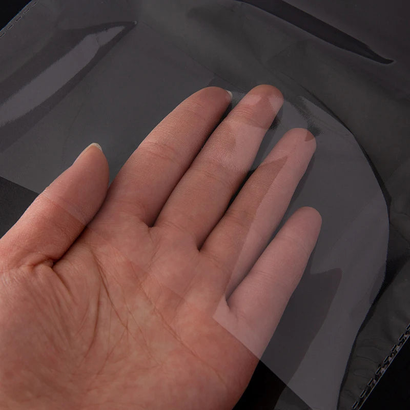 Transparent Storage Bag Groceries Accessories Storage Transparent Visible Plastic Self-adhesive Bag
