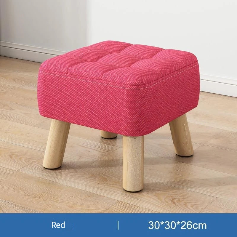 Solid Low Stool For Kids Foot Stool Durable Round Nesting Stools Comfortable And Soft Toddlers Playroom And Daycare House hold