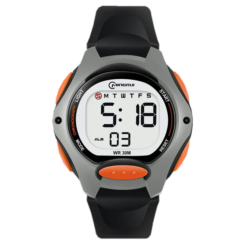 Children Watch Waterproof Digital Watch for Girls Boys Black LCD Electronic Sport Kid Watches Alarm Clocks Gifts