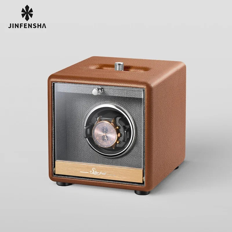Large Luxury Watch Winder Organizer Storage Box Mechanical Watch Automatic Watch Winders Box Safe Deposit Boxes Display Gifts