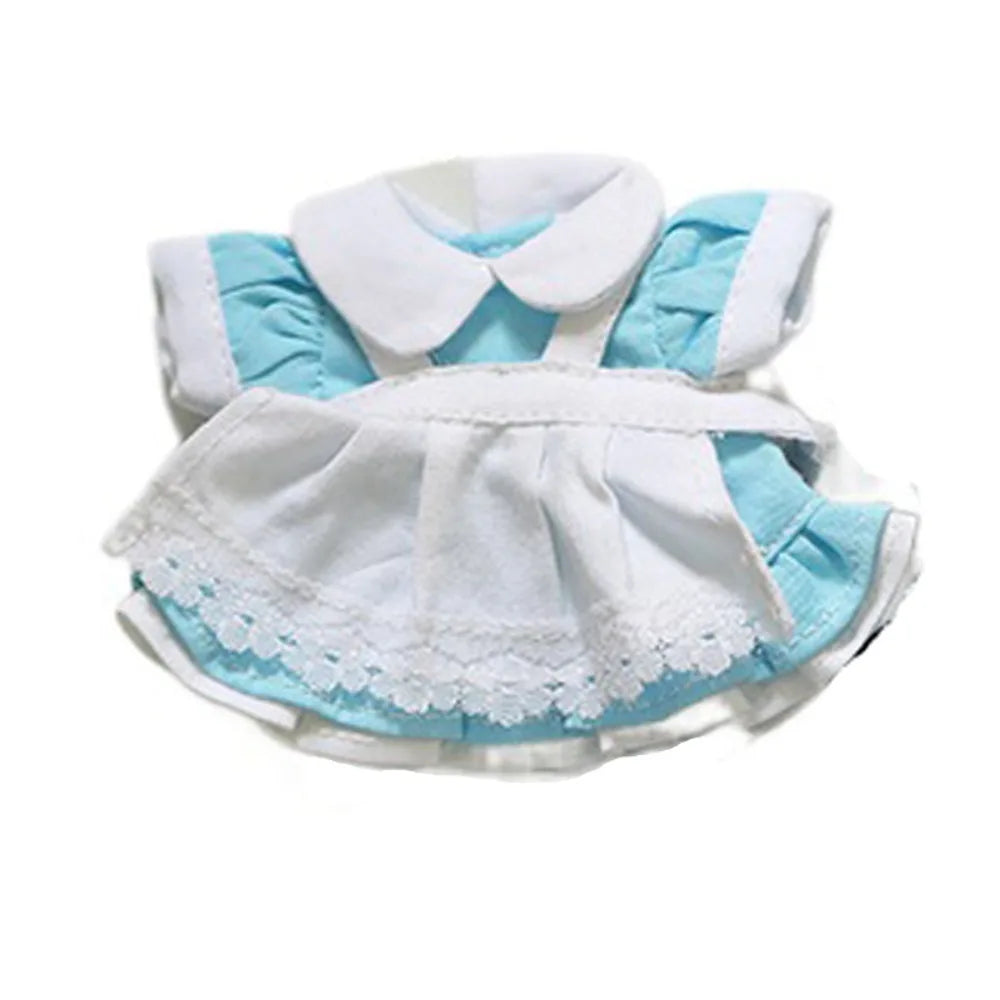Dress Up Doll Doll Lolita Dress Maid Dress Princess Skirt Doll‘s Clothes Clothing 12cm Cotton Doll Clothes Doll Wear