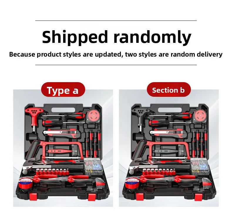 Household Toolbox Set of Home Maintenance Hardware Tools Full Manual Electrician Special Multifunctional Combination