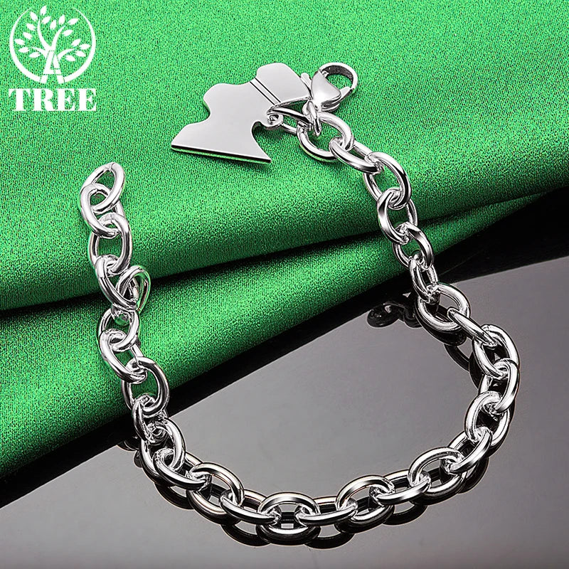 18K Gold Dog Label Pendant Bracelets For Women Men Birthday Party Fashion Charm Fine Jewelry Christmas Gift