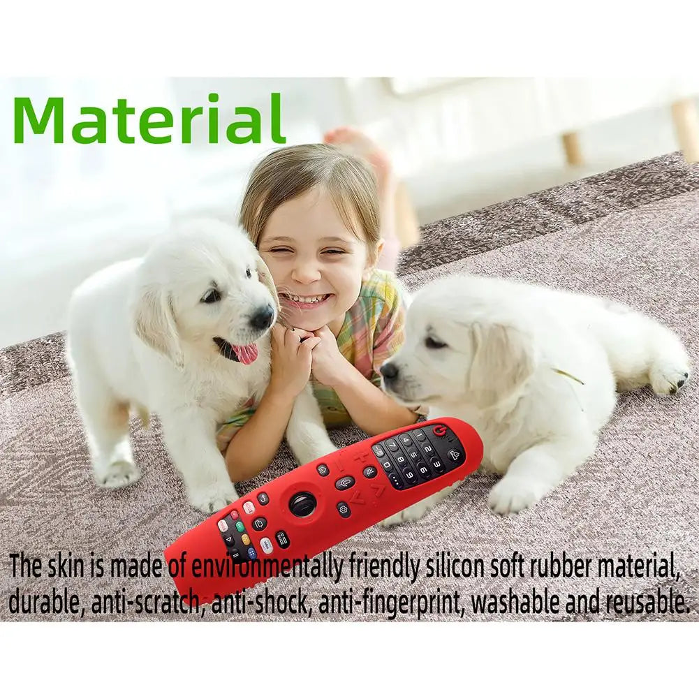 New For LG Smart TV AN-MR650A600 20GA 19BA Remote Control Case Soft Silicone Protective Cover Compatible Replacement Accessories