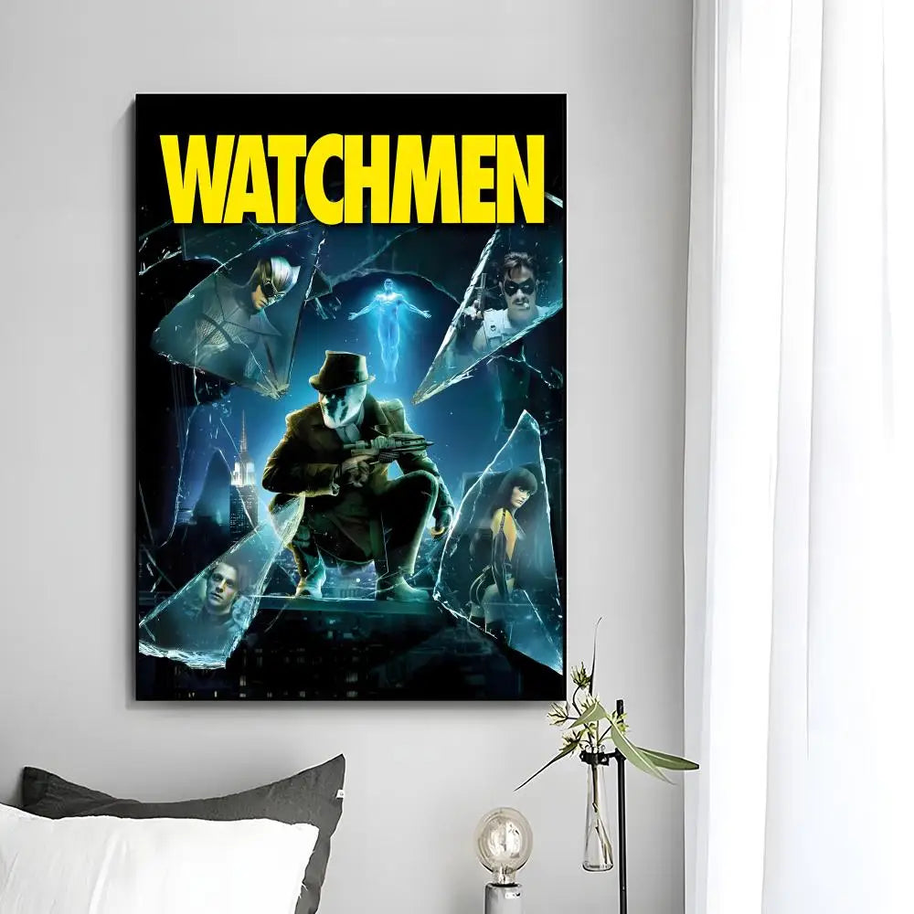 w-Watchmen Poster Wall Art Print Poster Decorative Mural Home Decor Gift Unframed