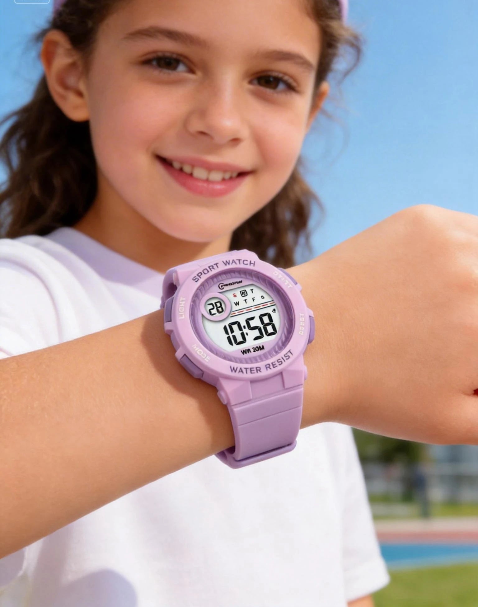 Children Watch Waterproof Digital Watch for Girls Boys Blue Electronic Sport Kid Watches Alarm Swimming Clocks Gifts