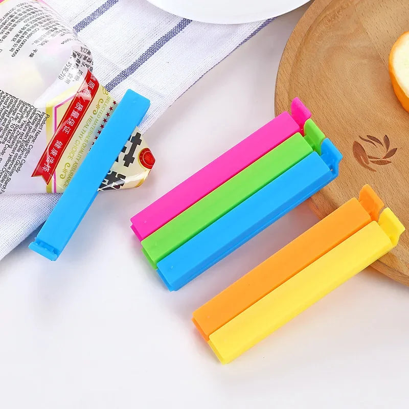 "10/20 Pack Reusable Food Bag Clips - Airtight Kitchen Storage Sealer Clamps for Snacks, Chips & Groceries"