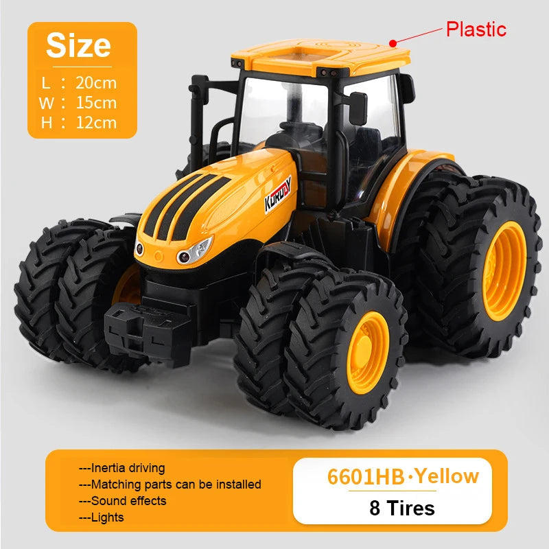 Children Toys Car Models Tractor Multiple Accessories To Choose From