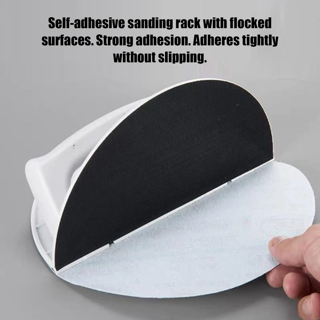 Semi-Round Angle Sander with Replaceable Sandpaper Multi-Purpose Sanding Tool for Drywall Surfaces Ergonomic Non-Slip Handle