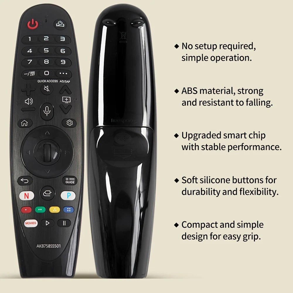 Universal Remote Control Replacement for All LG TV Models Simple Design, No voice function