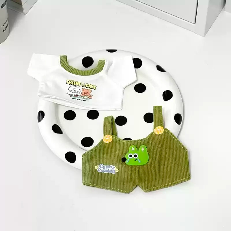 Only Clothes 20cm Doll Clothes Cotton Doll Blind Box Plush Doll Clothing Wow Cool Wakuku Doll Clothes Multiple Styles Set