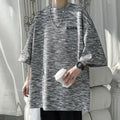 Tie-dyed Short-sleeved T-shirt Men's Summer Trendy Brand Retro Loose Large-size Top Trendy Round Neck Half-sleeved