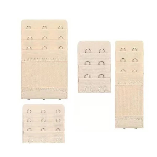 Bra Extenders for Women 4Pcs Adjustable Back Bra Strap Extender Women's Elastic Comfortable Elastic Bra Strap Extenders