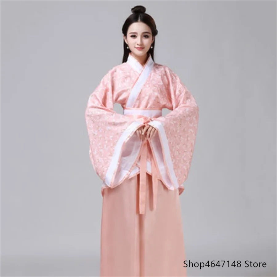 Men Woman Stage Dance Dress Chinese Traditional Costumes New Year Adult Tang Suit Performance Hanfu Female Cheongsam