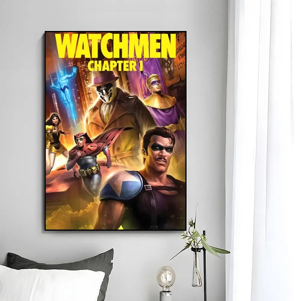 w-Watchmen Poster Wall Art Print Poster Decorative Mural Home Decor Gift Unframed