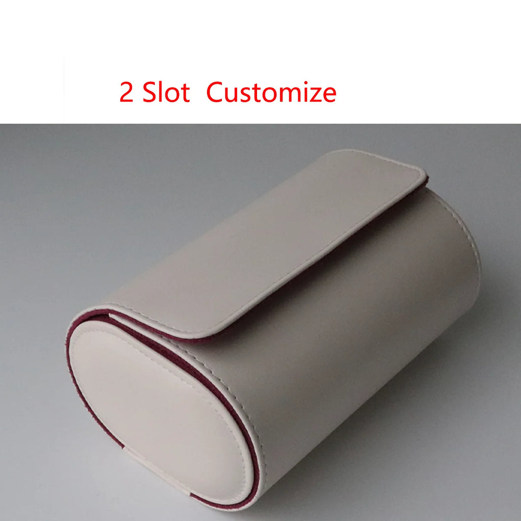 Custom Watch Roll Watch Travel Case Personalized Watch Case Leather Watch Box Engraved Travel Watch Box Men's Gfits for Women