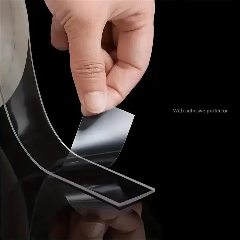 1/2/3/5M Nano Tape Tracsless Double Sided Tape Transparent No Trace Reusable Waterproof Adhesive Tape Cleanable Home