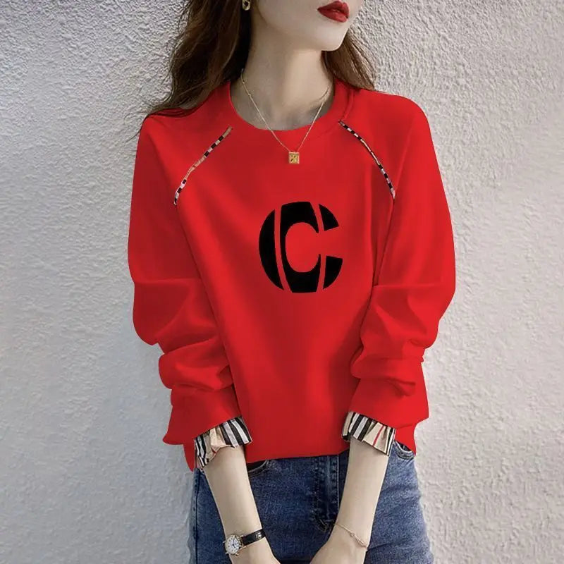 2025 with Tshirt Print Top for Women Loose Cotton Clothing White Woman T-shirt Black Simple Cheap Stylish Elegant and Youth Tee