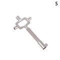 Multitools, Building Keys And Lock Keys, Measuring Tools For Lock Cylinder 6 In 1 Construction Key