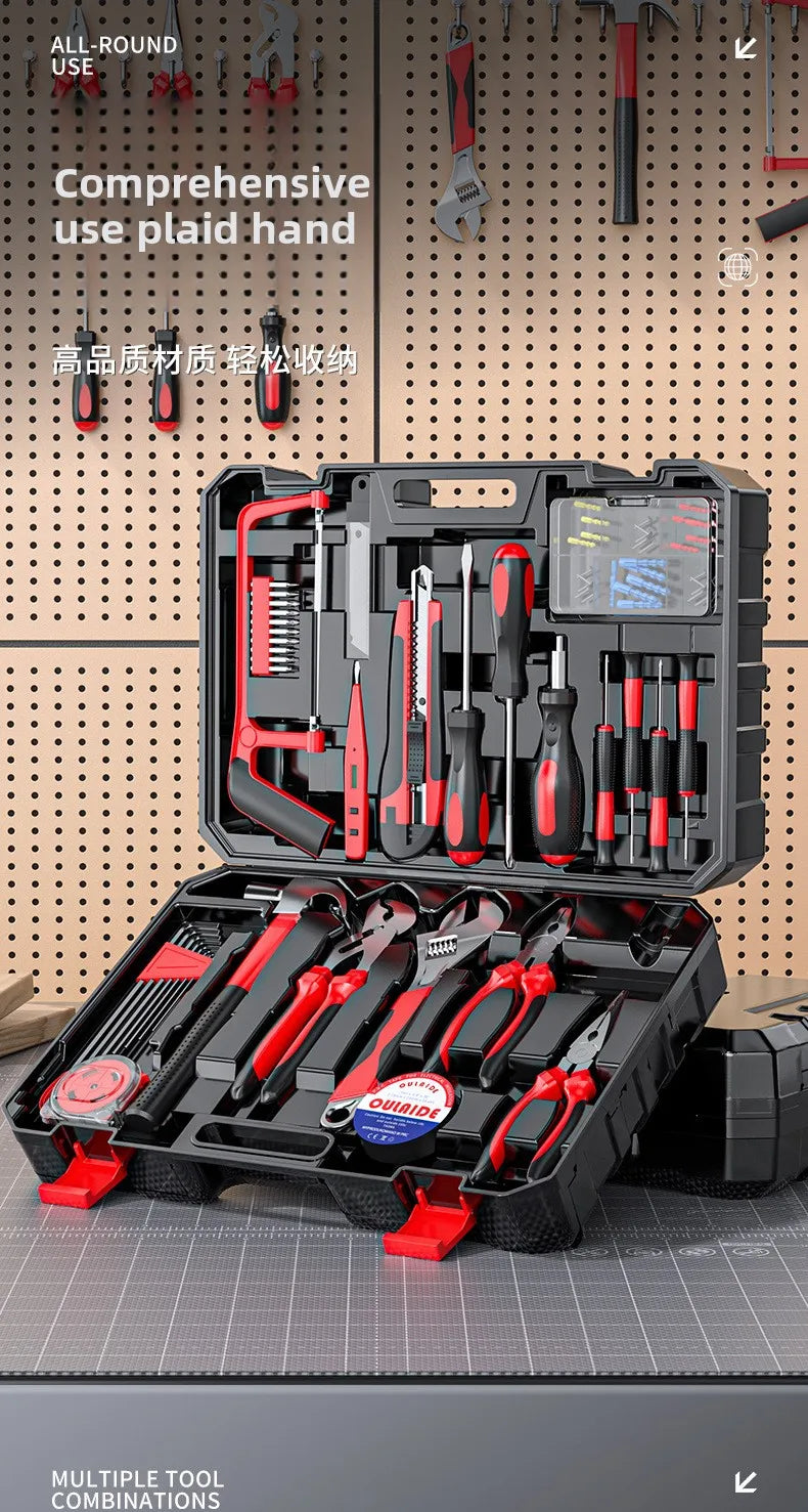 Household Toolbox Set of Home Maintenance Hardware Tools Full Manual Electrician Special Multifunctional Combination