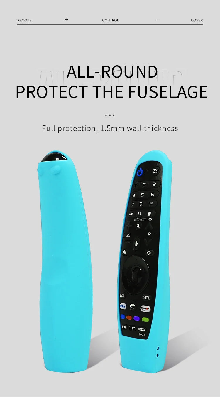 1 Piece Luminous Silicone Protective Case For  LG Smart TV Magic Remote MR20GA MR19BA MR18BA MR650A MR650 MR600