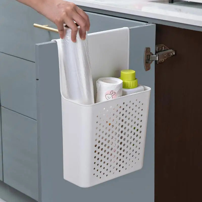 Kitchen Cabinet Door Interior Storage Shelf And Box, Hanging Hook Behind The Door, Kitchen Cabinet Door Basket Shelf Baskets