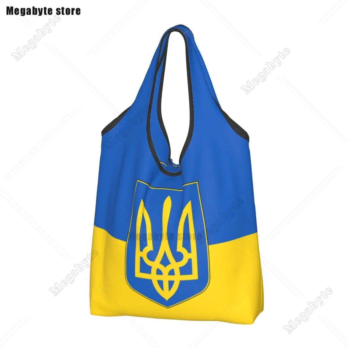 Brazil Flag Groceries Shopping Bag Cute Shopper Tote Shoulder Bag Big Capacity Portable Handbag