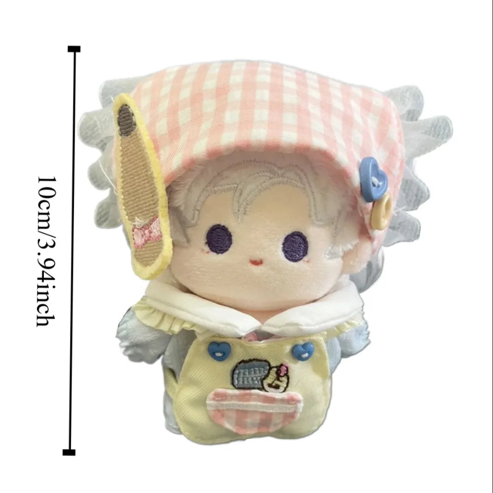 Clothes Kitchen 10cm Cotton Clothes Apron Suit Clothes Outfit Headscarf Cartoon Dress Up Set Children's Gift