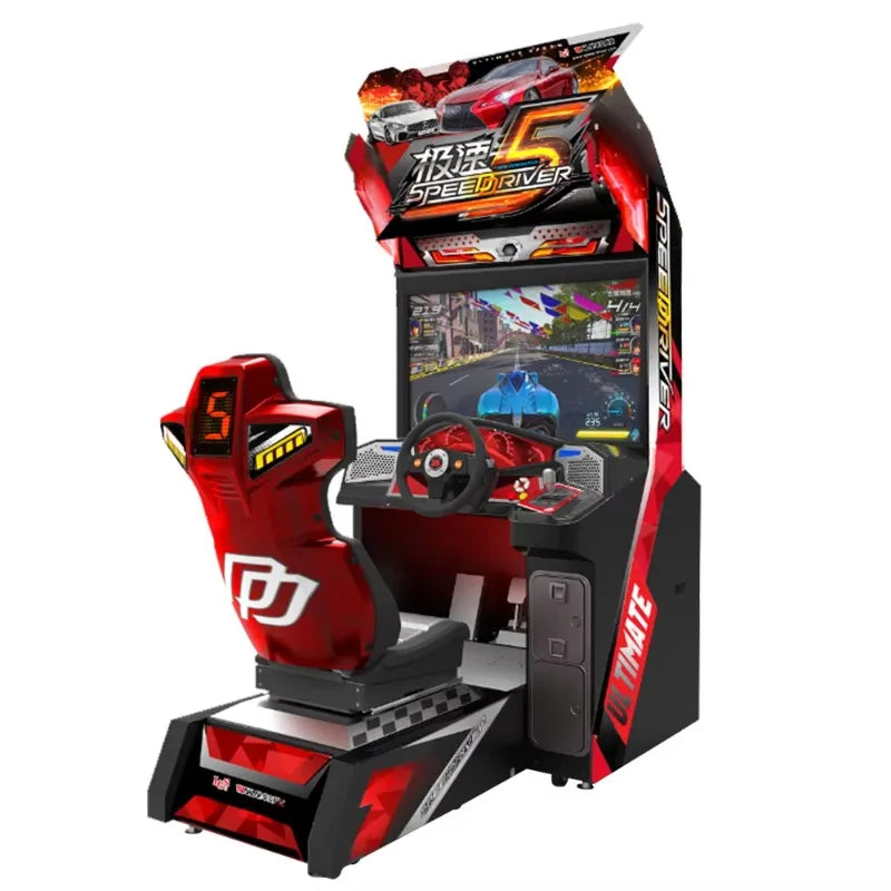 Customized Systems Electronic Simulator Car Racing Arcade Games Machine