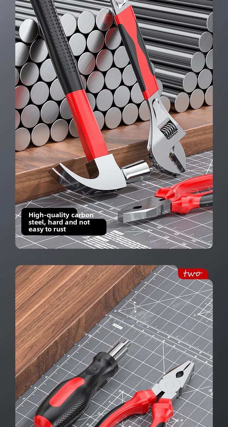 Household Toolbox Set of Home Maintenance Hardware Tools Full Manual Electrician Special Multifunctional Combination