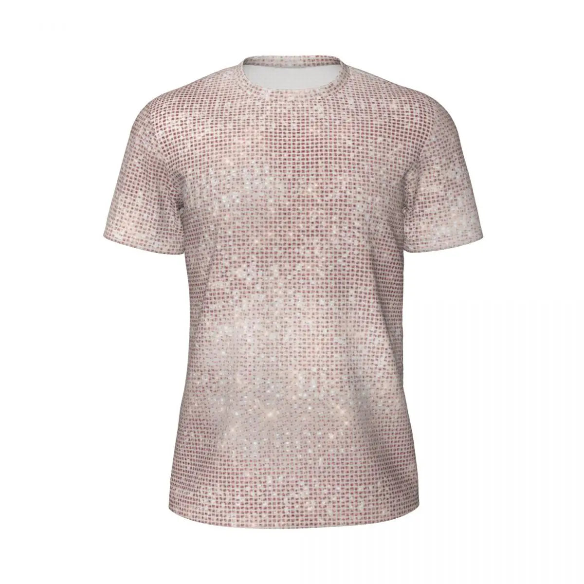 Sports T Shirt For Men Metallic Print T-Shirts Popular Sparks Of Red Summer Tees O Neck Y2K Retro Graphic Tops Gift